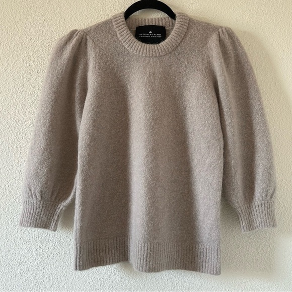 DESIGNER REMIX CHARLOTTE ESKILDSEN Tyler Short Sleeve Wool Mohair Sweater Small
